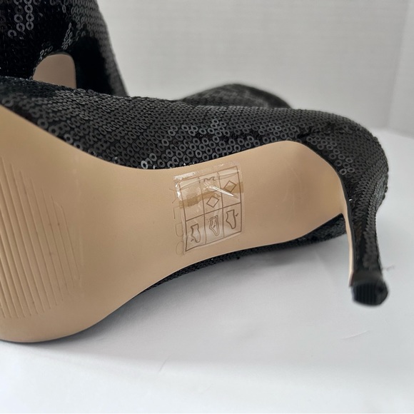 Women's Aldo Cirelle-92 Sequined Black Stretch Stiletto Size 7 - Picture 6 of 17